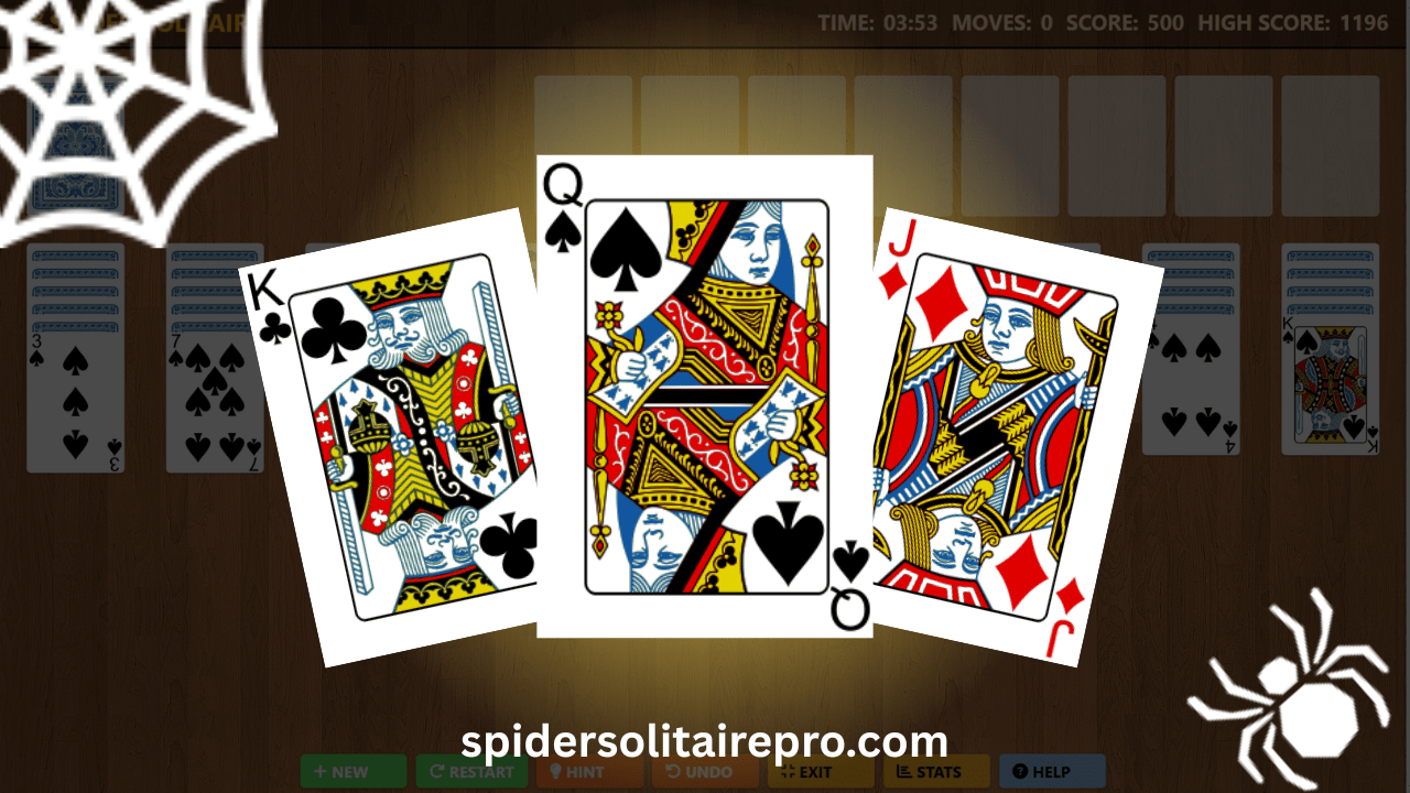 spider solitaire game